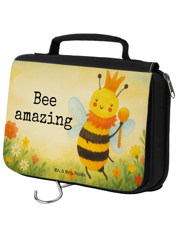 

Mr. & Mrs. Panda Косметичка, дизайн «Король пчел» с надписью, белого цвета
