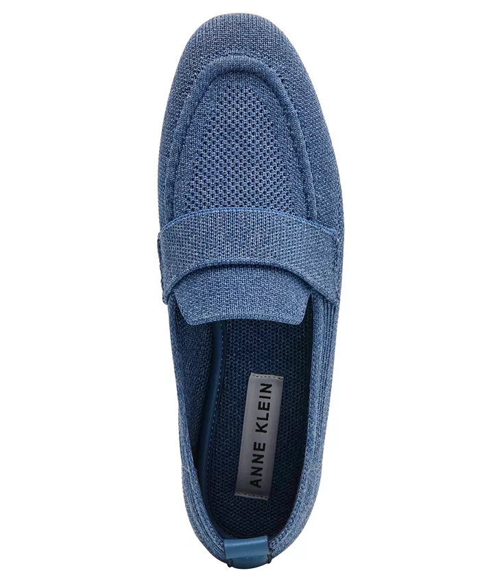 Женские лоферы Tye Knit на подкладке Anne Klein, синий — фото 4