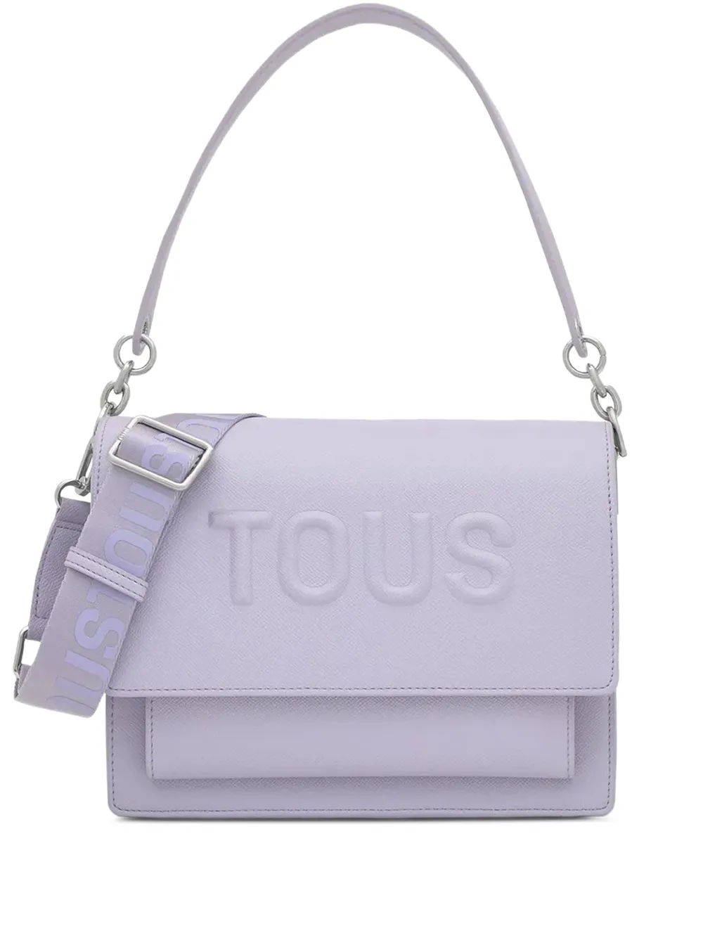 

Сумка-шоппер с тисненым логотипом TOUS, фиолетовый