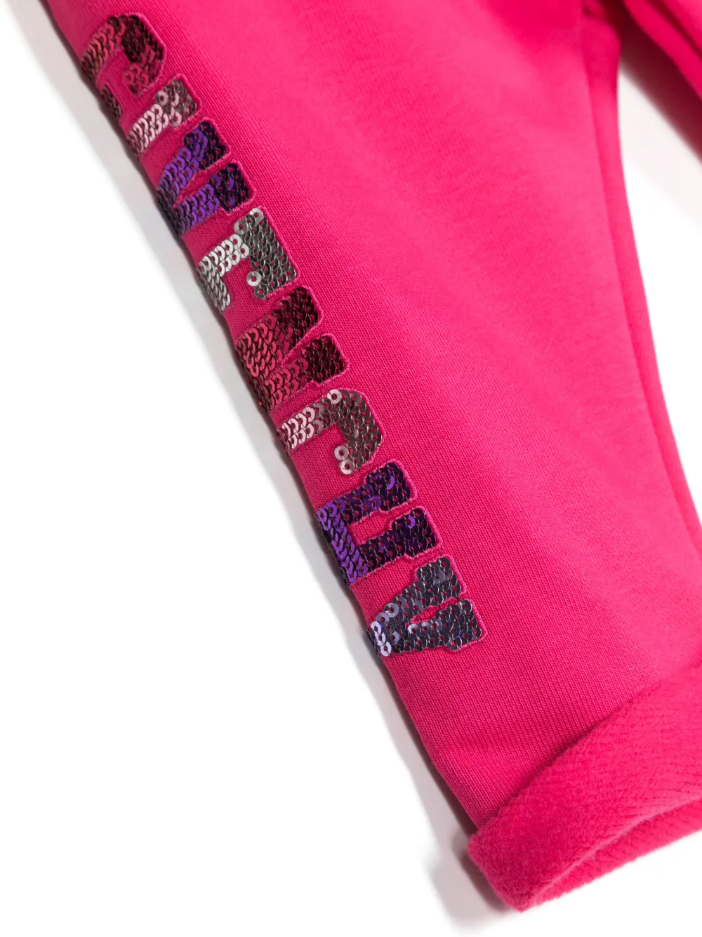 Спортивные брюки с пайетками Givenchy Kids, розовый — фото 3