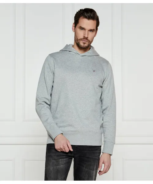 

Оригинальная толстовка Shield Regular fit Gant, серый