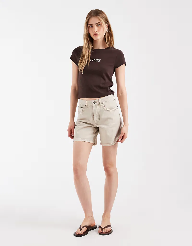 Футболка baby essential Levi's, коричневый — фото 2