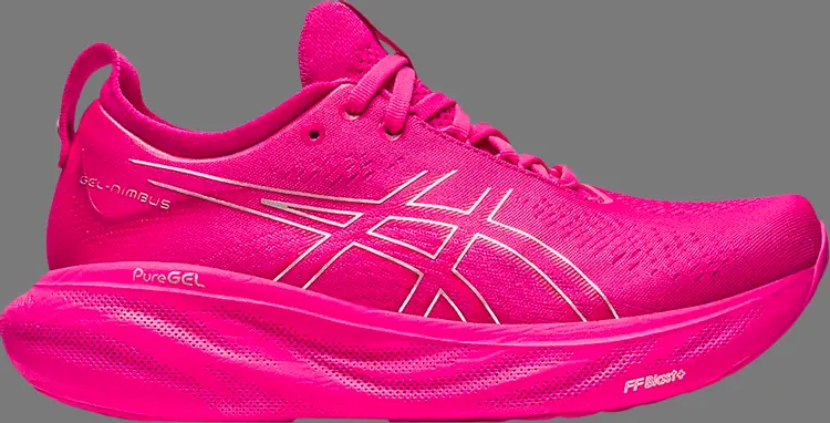 

Кроссовки wmns gel nimbus 25 'pink rave' Asics, розовый