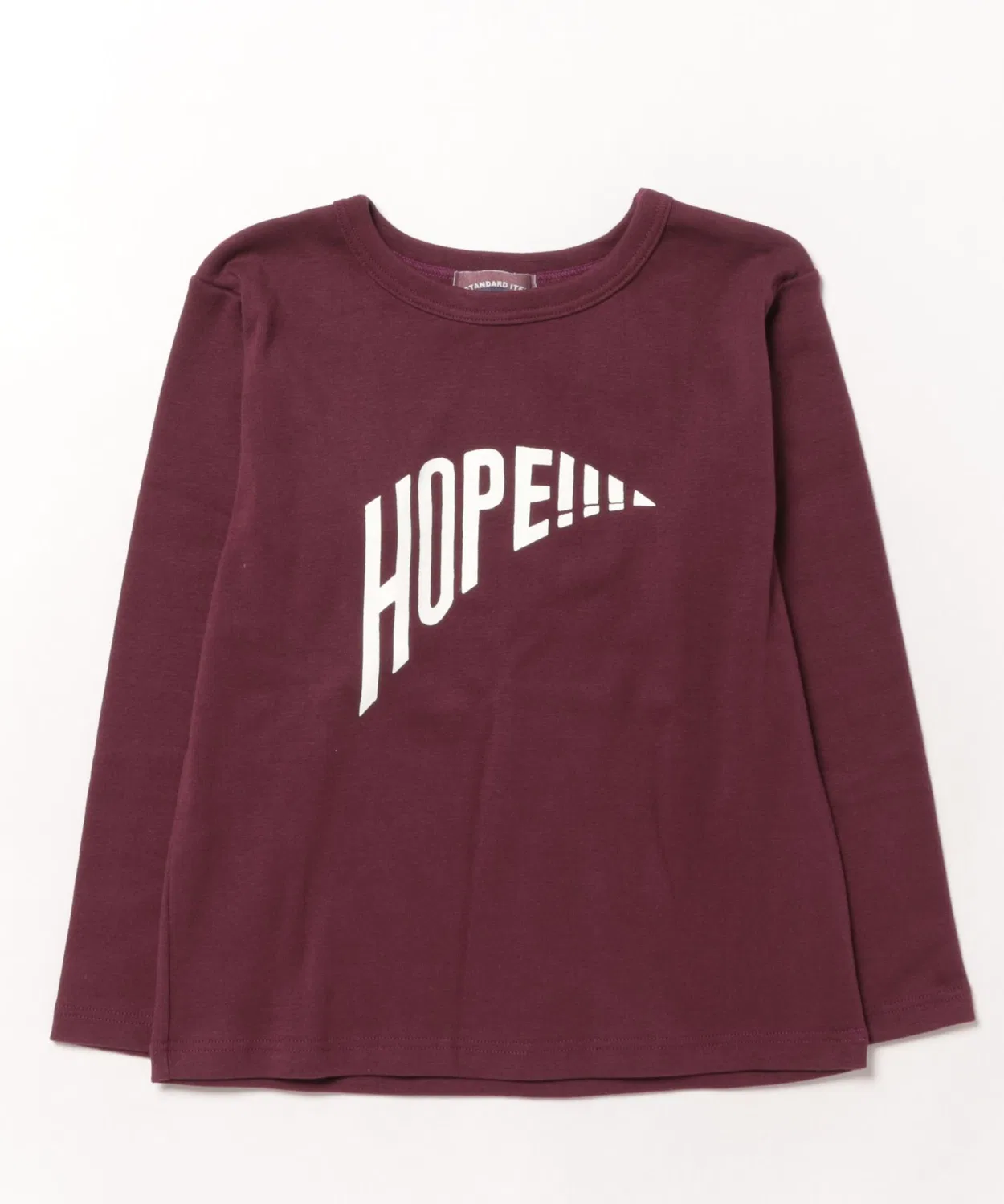 Детский лонгслив с принтом HOPE P.FIELD, Purple