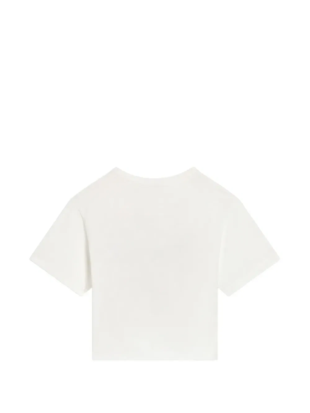 Хлопковая футболка Dolce & Gabbana Kids, бежевый — фото 2
