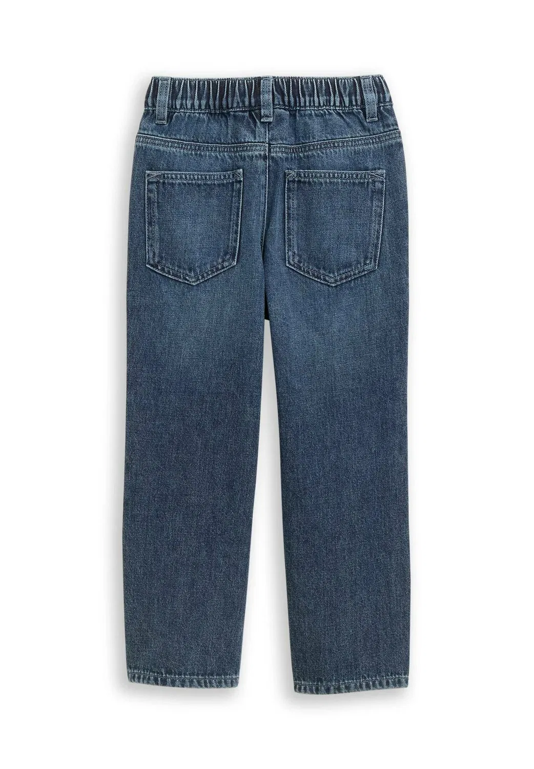 Свободный крой - прямые джинсы Tom Tailor, Clean Dark Stone Blue Denim — фото 2
