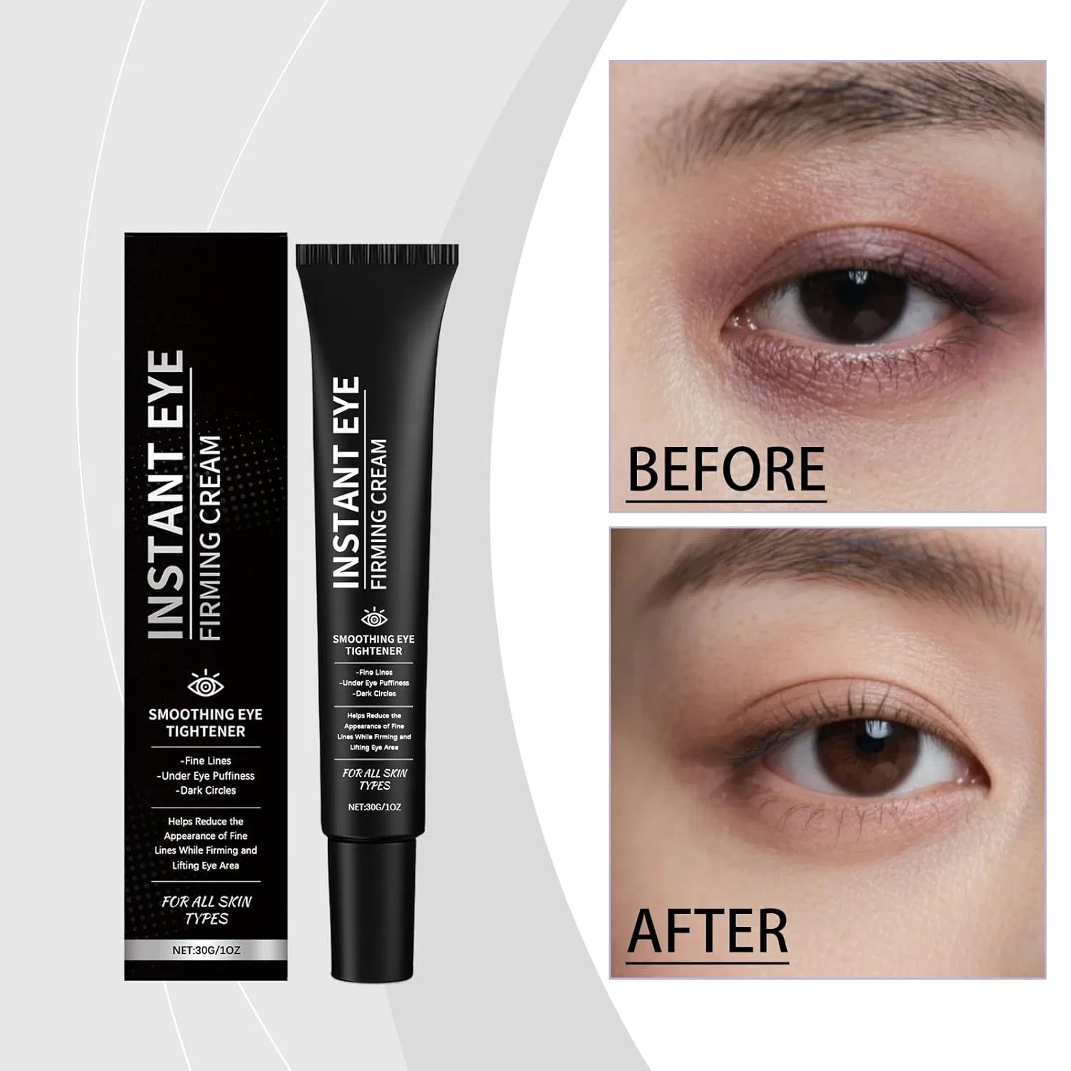 Масло для глаз Instant Firm Eye Tightener, RadiantRe, 2 шт, 15 мл, Aloe Vera — фото 3