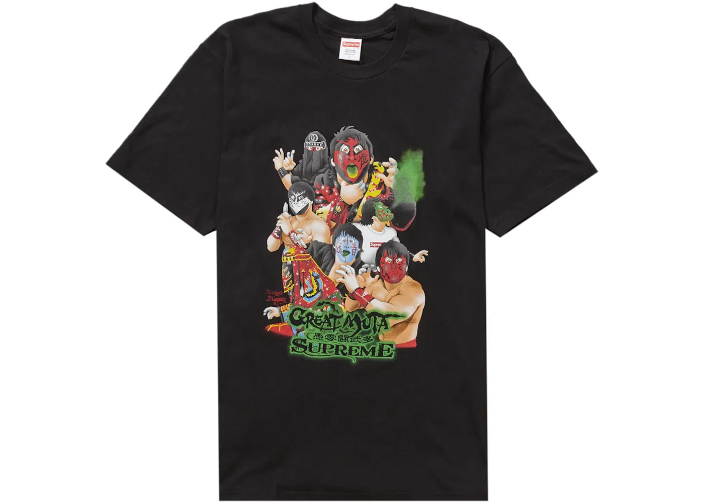 Мужская футболка с принтом Supreme Muta Tee, Black
