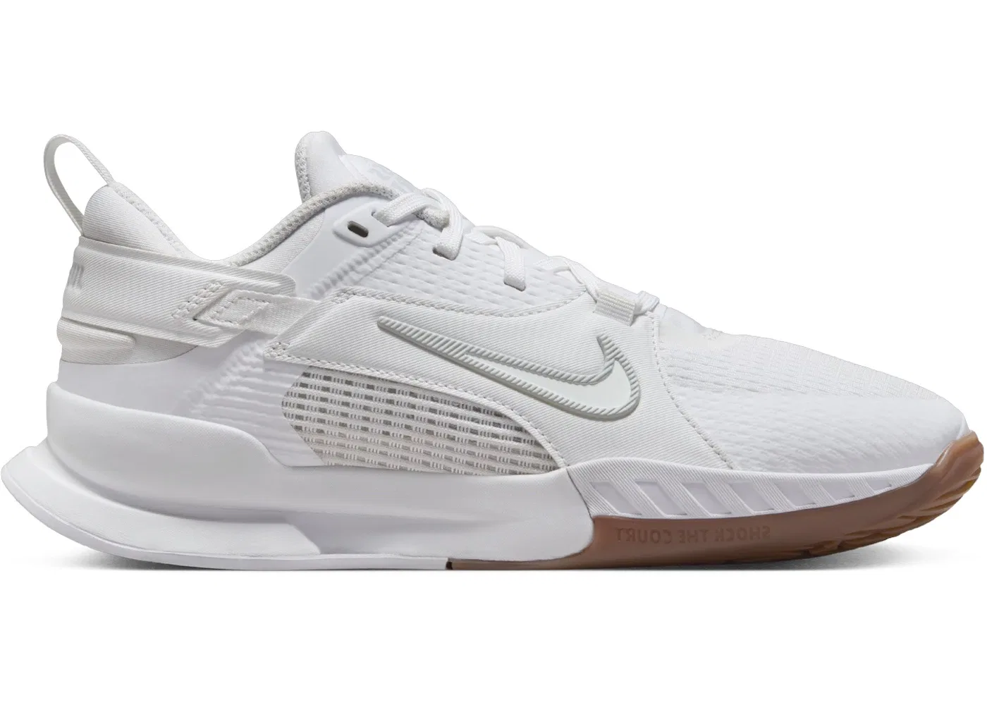 Детские кроссовки с кожаным верхом Nike Crosscourt Nike, White/Gum Medium Brown/Pure Platinum