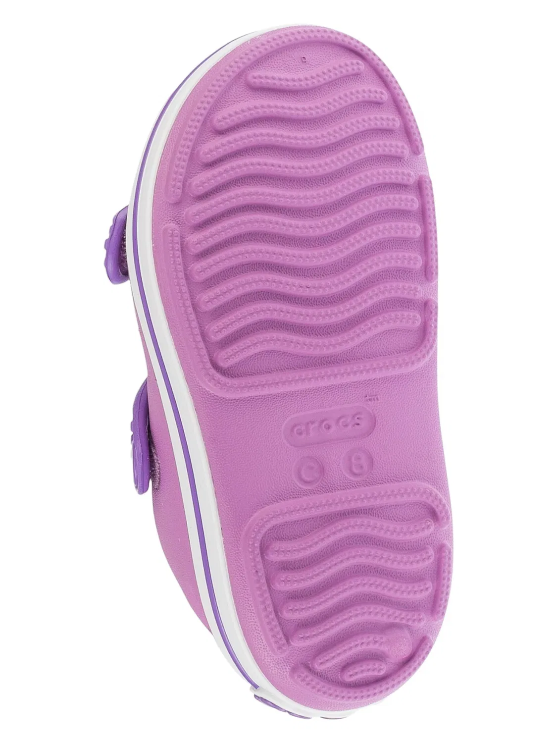 Сандалии Crocs Crocband Cruiser Sandal T розового цвета — фото 3