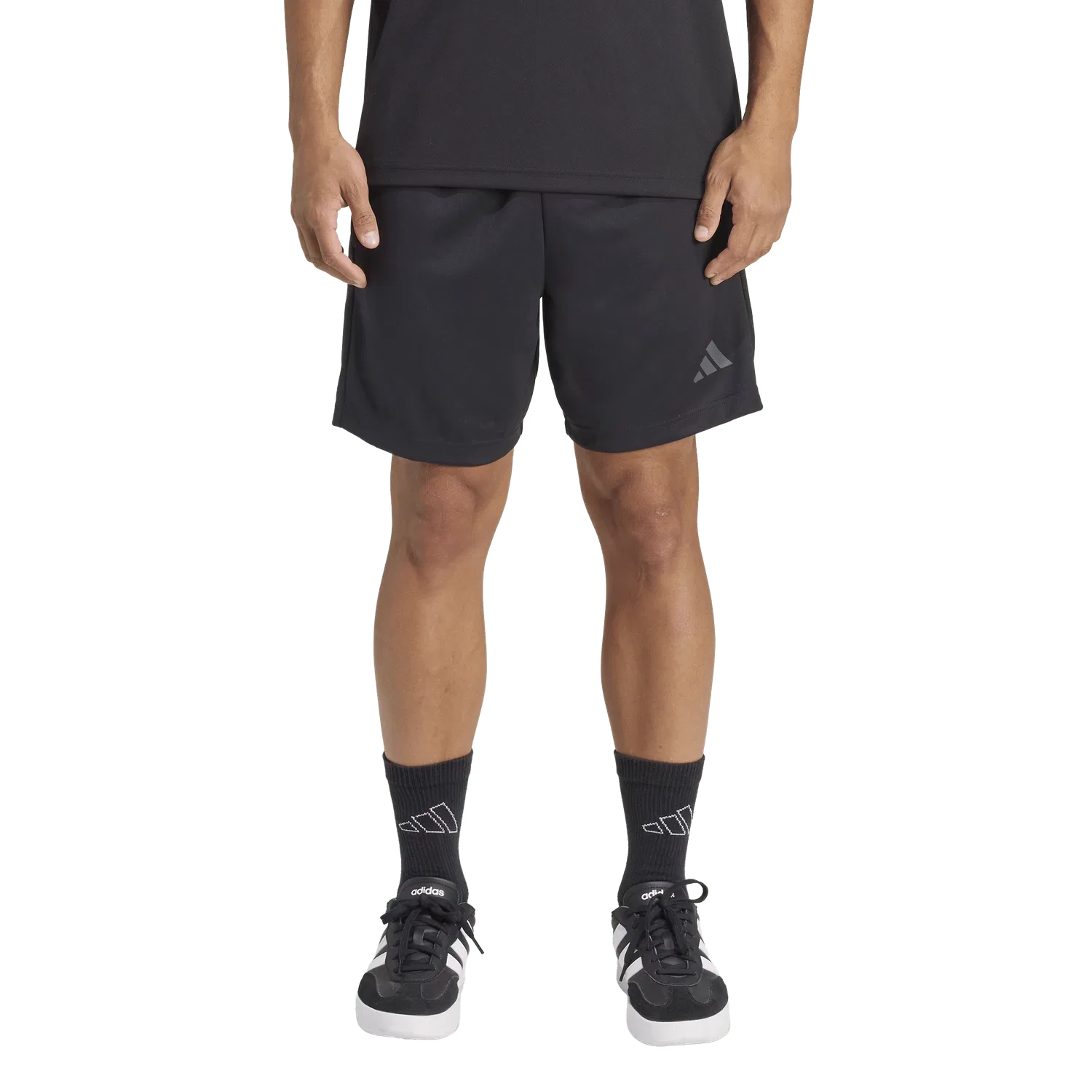 Мужские спортивные шорты Regular Fit Adidas, черный — фото 2