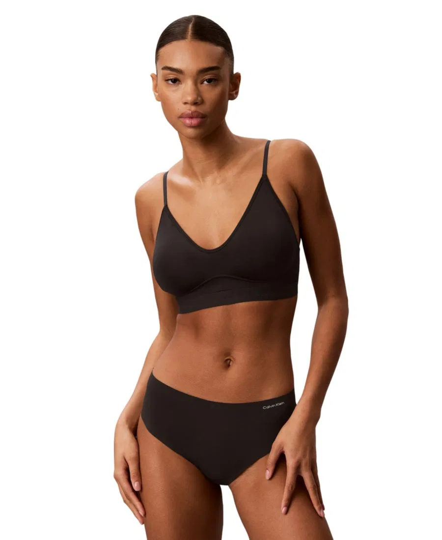 Бюстгальтер-бралетт с гелевой поддержкой Regular Form To Body Gel Wire Lift Calvin Klein, Black — фото 3