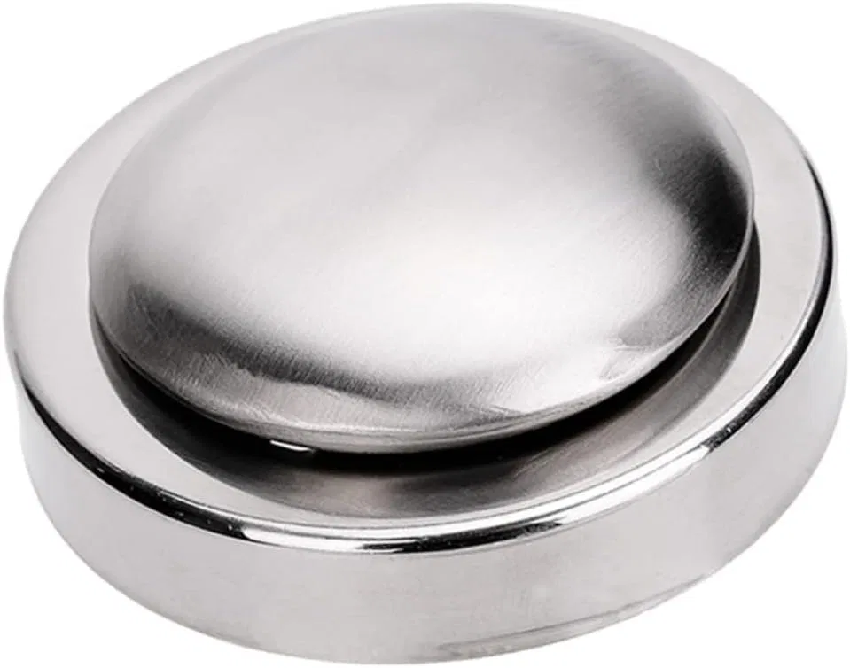 Металлическое мыло для рук, Cabilock, 1 шт, 7.2x6.2x1.5 см, Silver