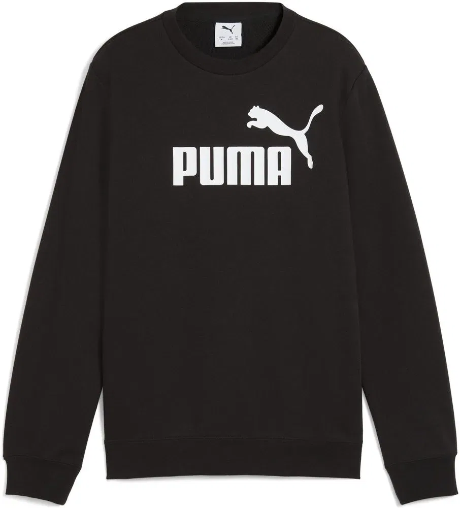 Пуловер с логотипом ESS No.1 Logo Crew TR B Puma, черный