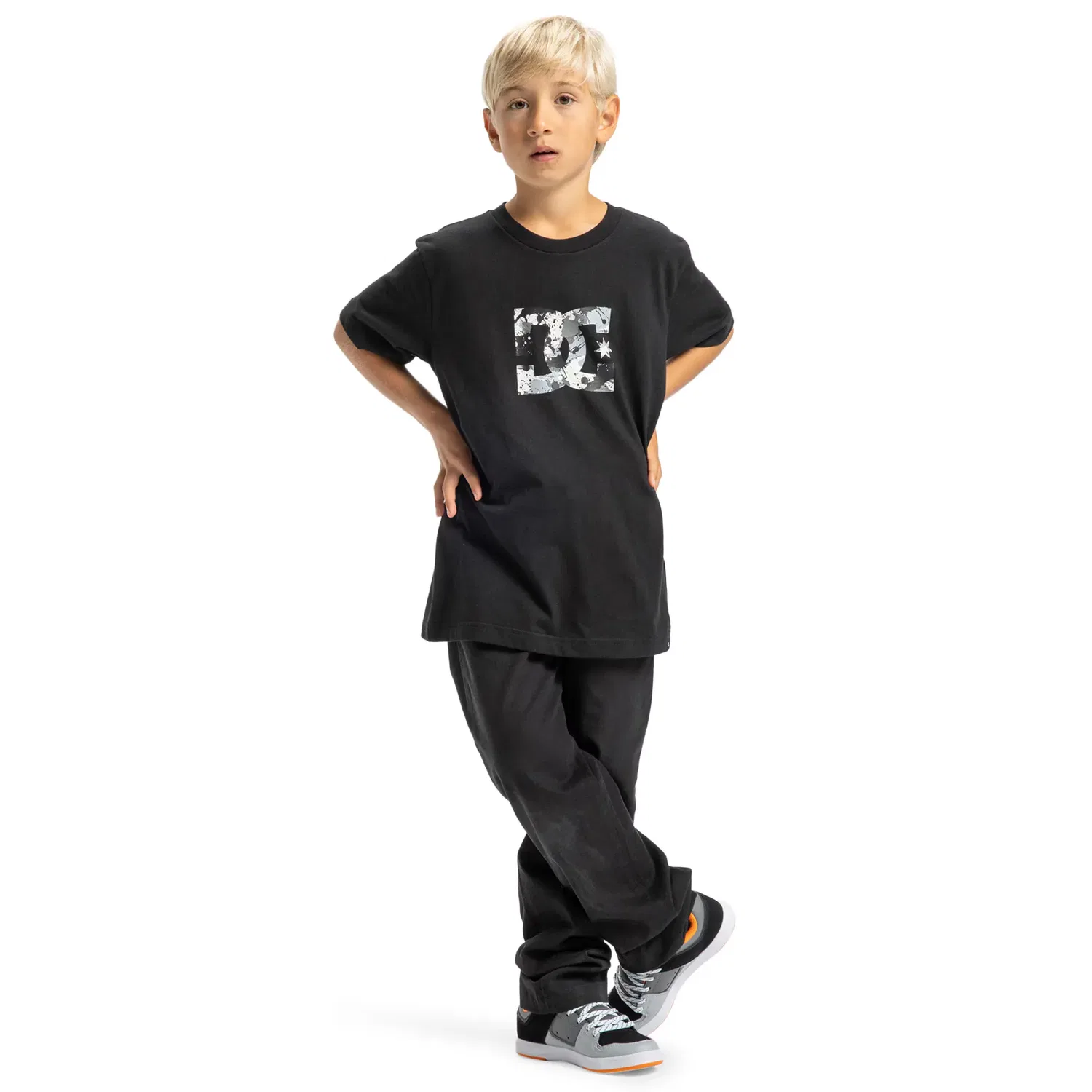 Детская футболка с принтом DC Star Filled DC Shoes, Negro — фото 4