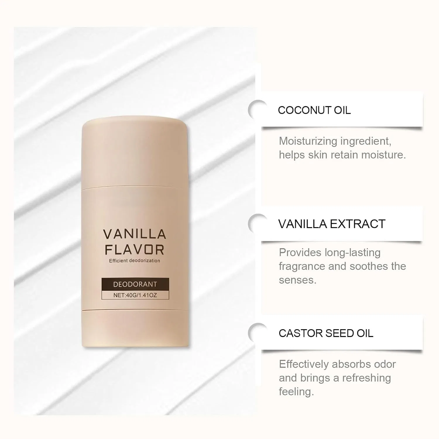 Дезодорант-стик Vanilla, RadiantRe, 40 г — фото 3