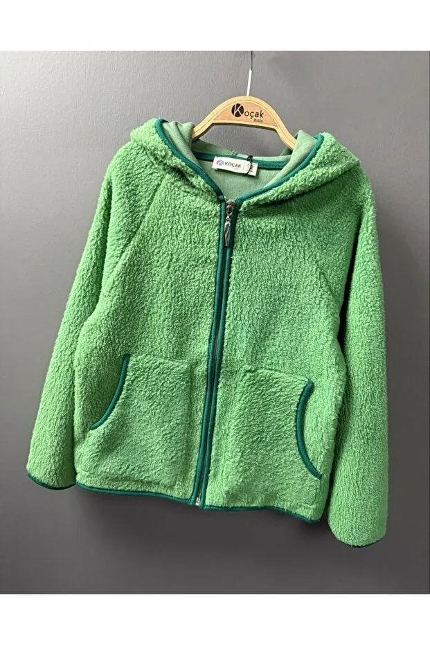 Детское пальто с капюшоном Koçak Kids, Green