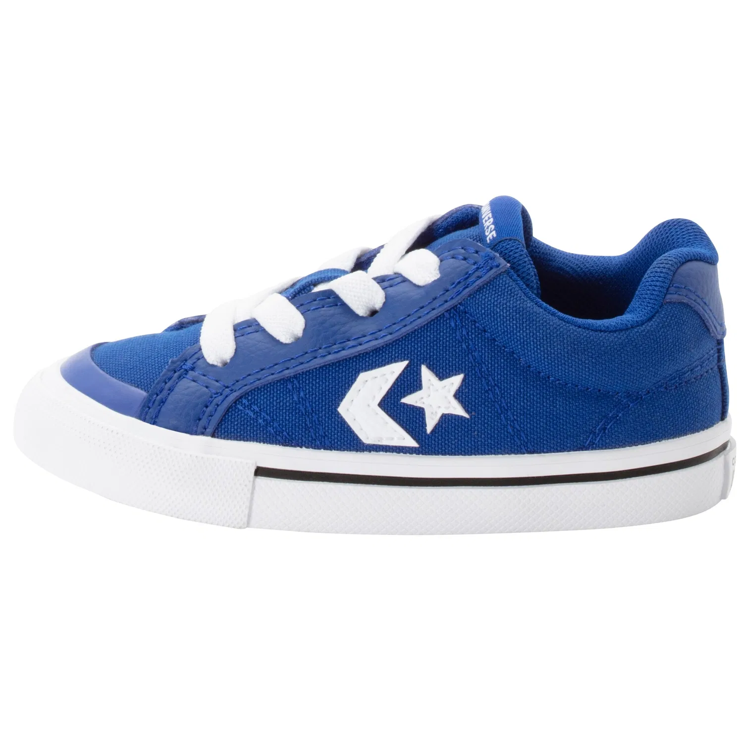 Детские кроссовки с шнуровкой Converse, Blue/White/Blue — фото 2