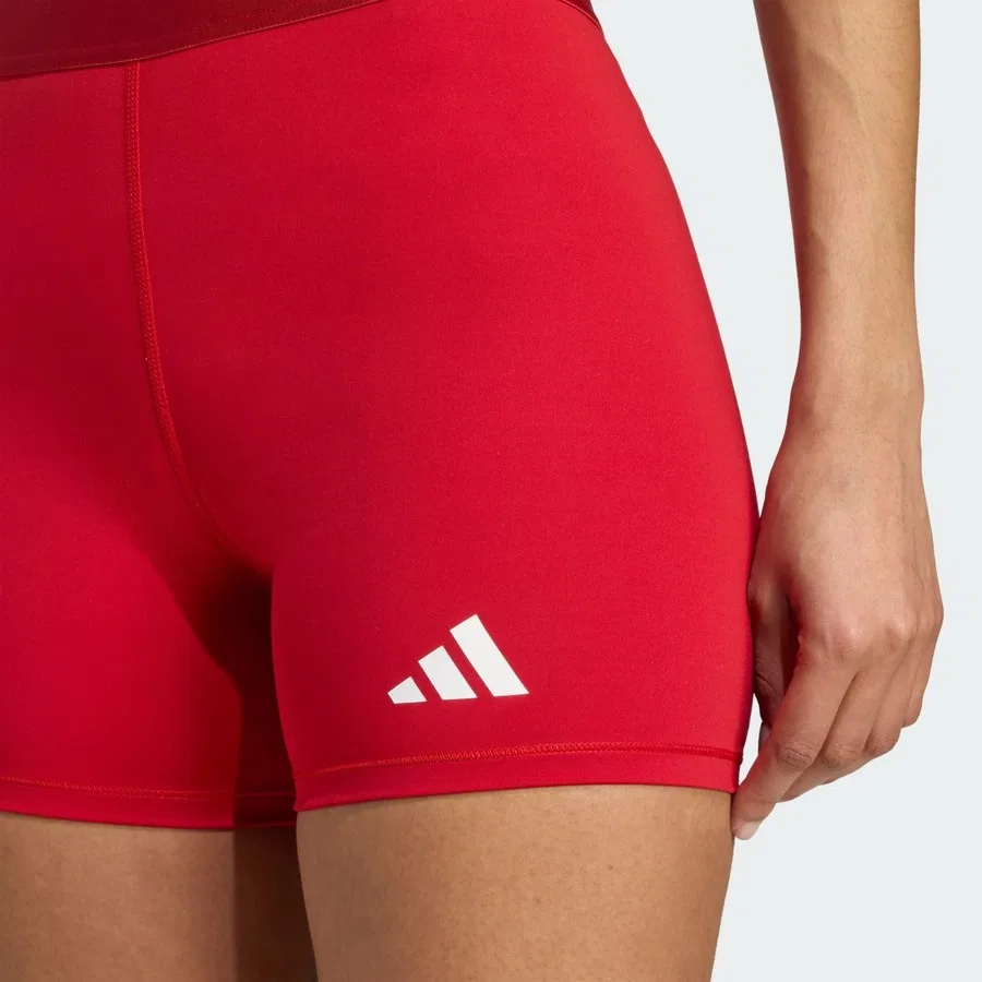 Шорты спортивные с высокой посадкой Techfit Performance JL5414 adidas, Красный — фото 4