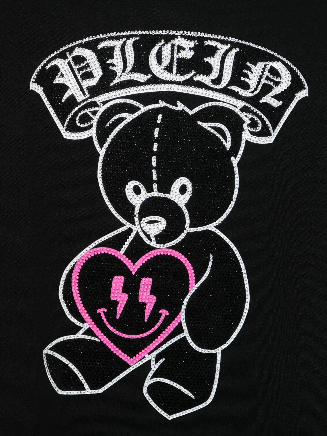 Футболка с декором из страз Philipp Plein, черный — фото 2