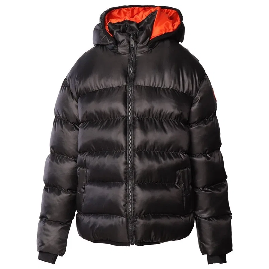 Детская куртка с капюшоном GEONE Hmlgeone Zip Coat, Hummel, Черный — фото 2