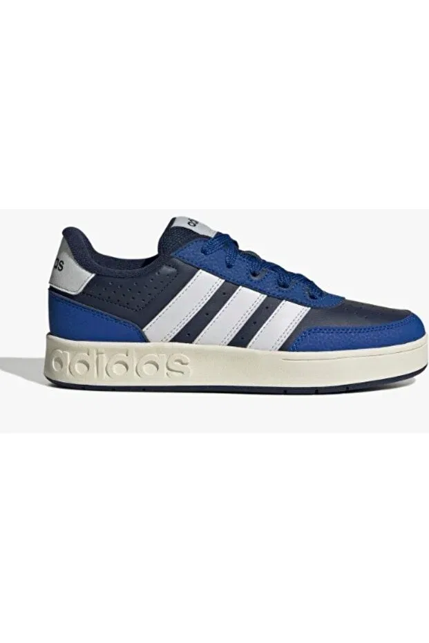 Детские туфли для девочек на плоской подошве со шнуровкой Adidas, Collegiate Navy