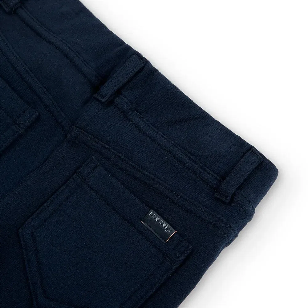 Брюки Stretch Fleece Boboli, синий — фото 3