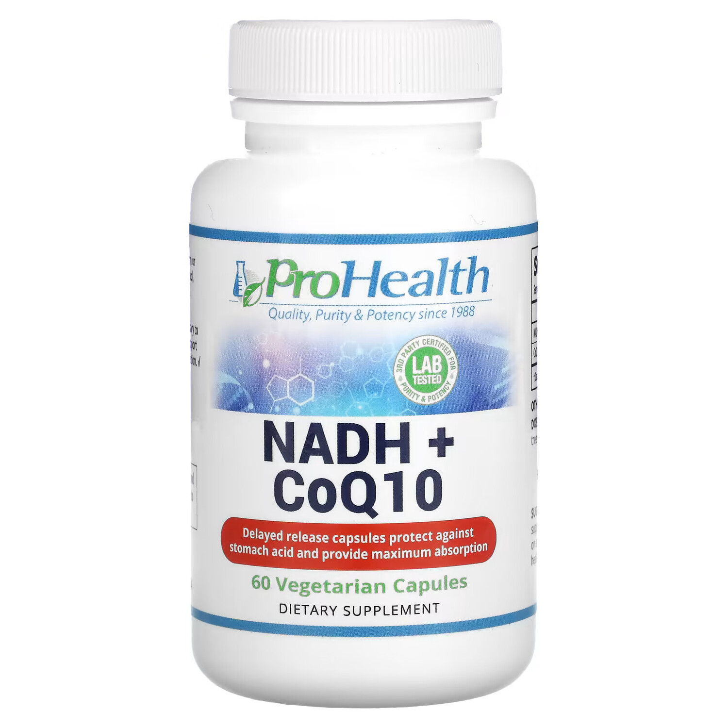 

ProHealth Longevity, NADH + CoQ10`` 60 вегетарианских капсул