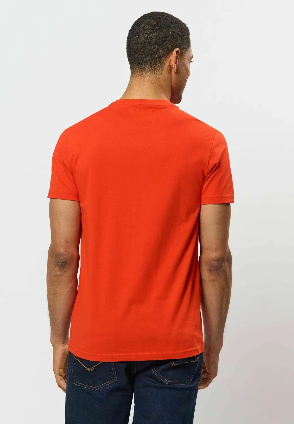 Умарджун - базовая футболка U.S. Polo Assn., Spicy Orange — фото 3