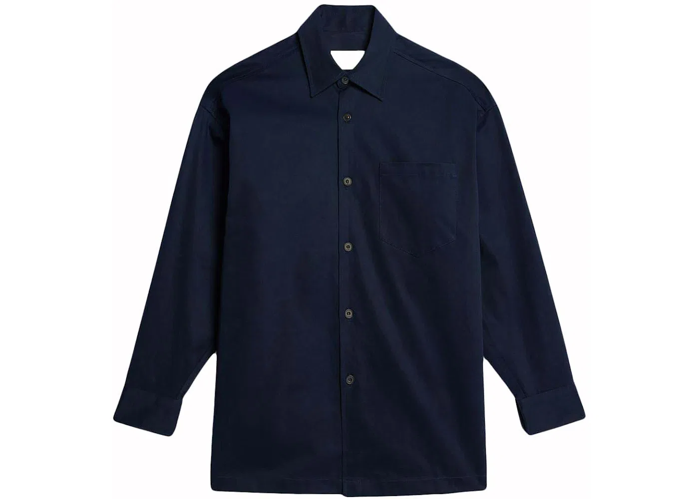 Мужская рубашка с длинным рукавом Back Logo Shirt Ami Paris, Navy
