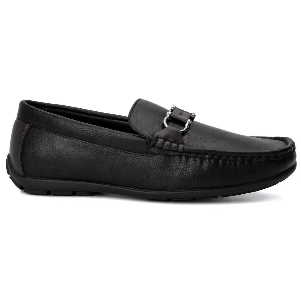 Детские лоферы для мальчиков без каблука Viggo Xray Footwear, Black — фото 2