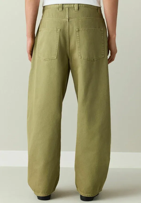 Джинсы широкого кроя Balloon fit Next, green, зеленый — фото 3