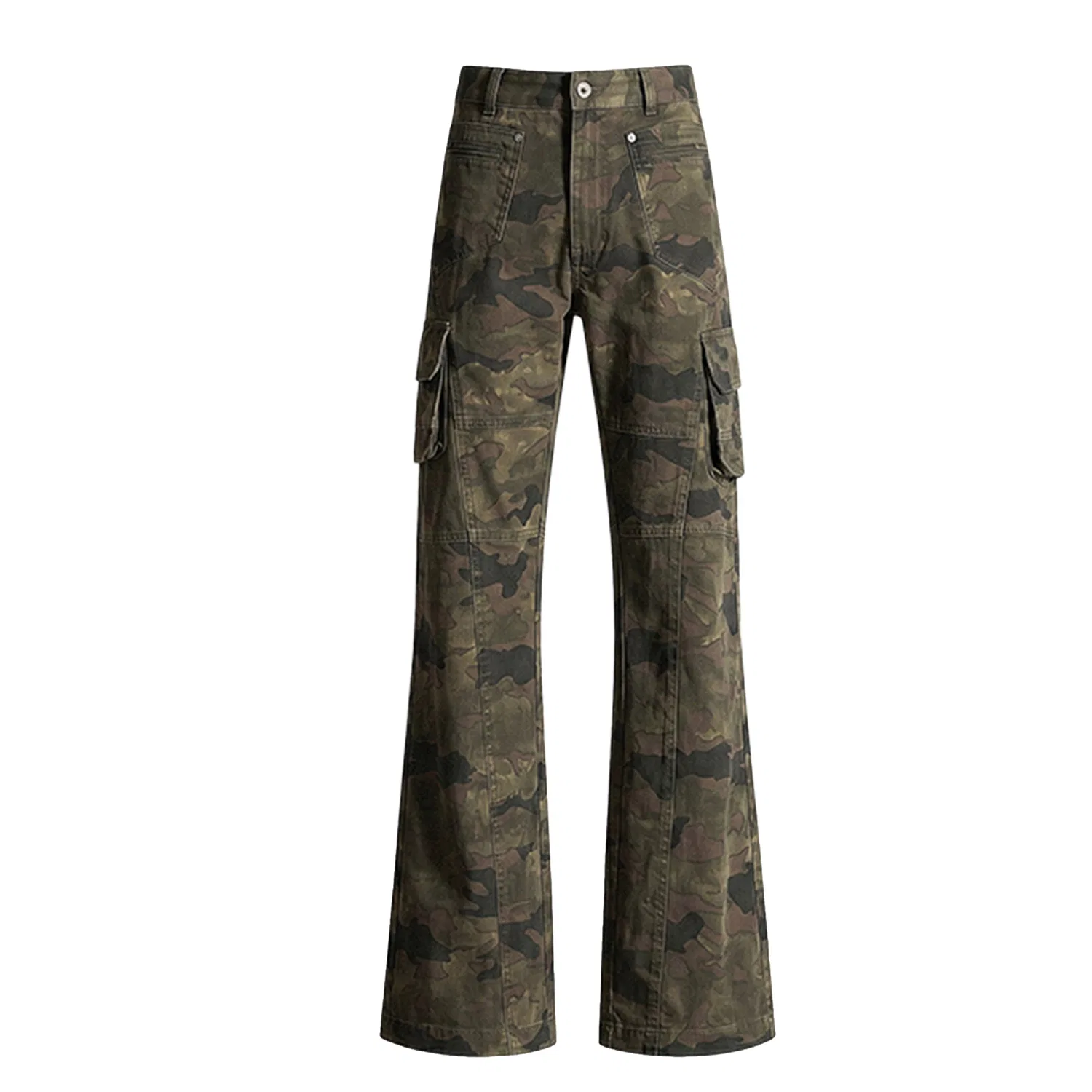 Детские джинсы прямого кроя средней посадки Camouflage GWAF, Camouflage