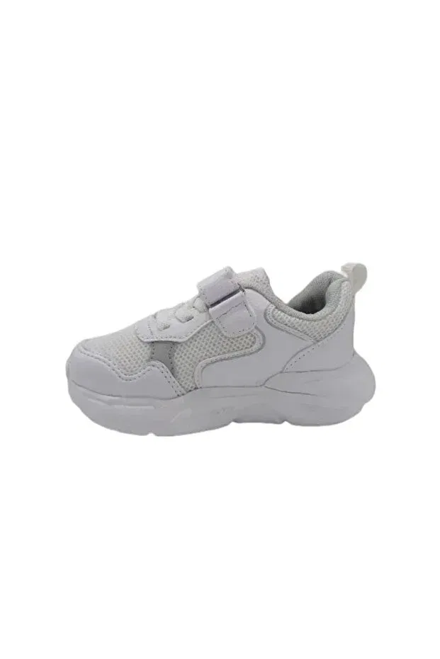 Детские кроссовки для девочек со светодиодами Wisco Lighted Sneakers Pabuç Ailesi, White — фото 4