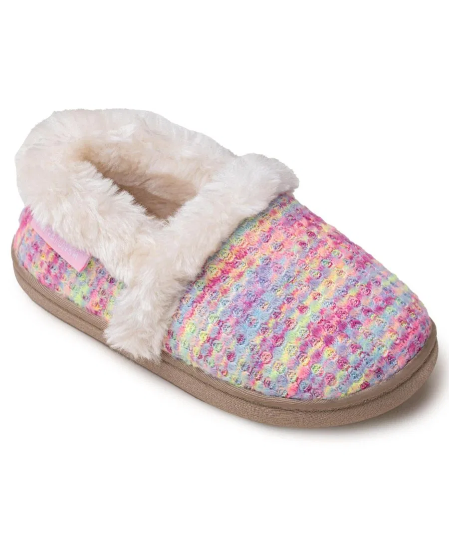 Детские тапочки Daina с искусственным мехом Minnetonka, Bright Multi