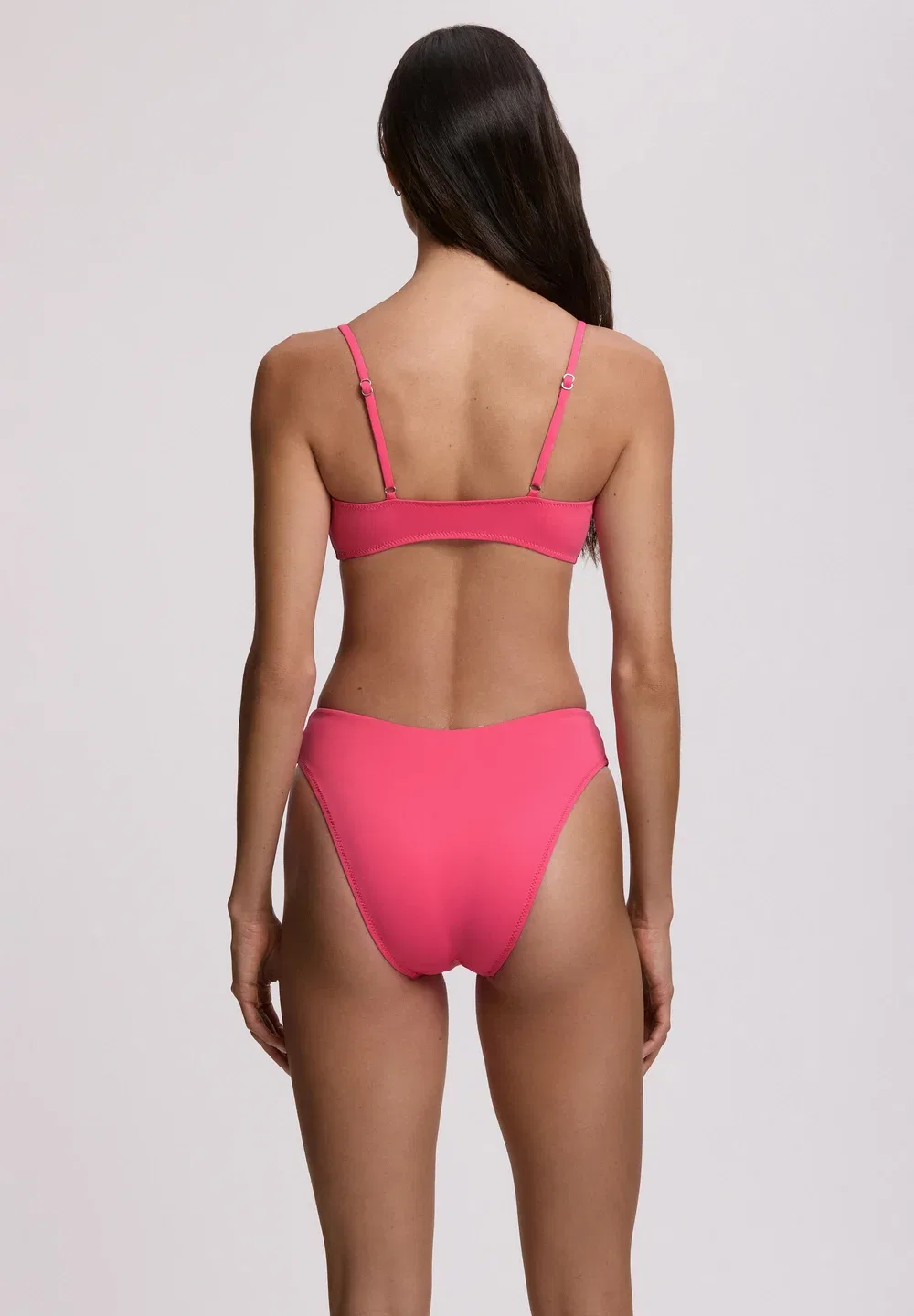 Современные плавки-бикини с высокой талией Polo Ralph Lauren, Desert Pink — фото 3