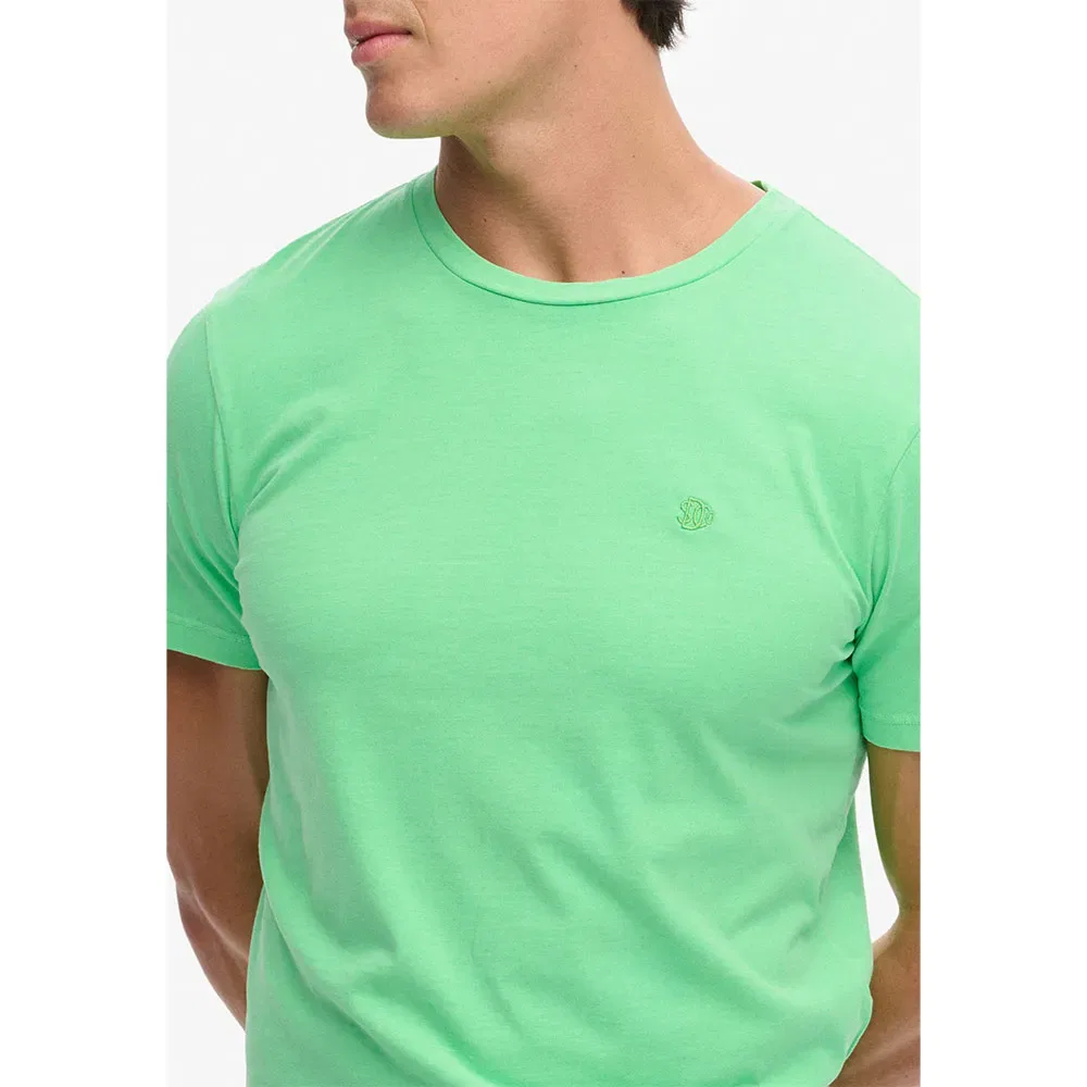 Футболка с коротким рукавом Classic Essential Neon Superdry, зеленый — фото 4