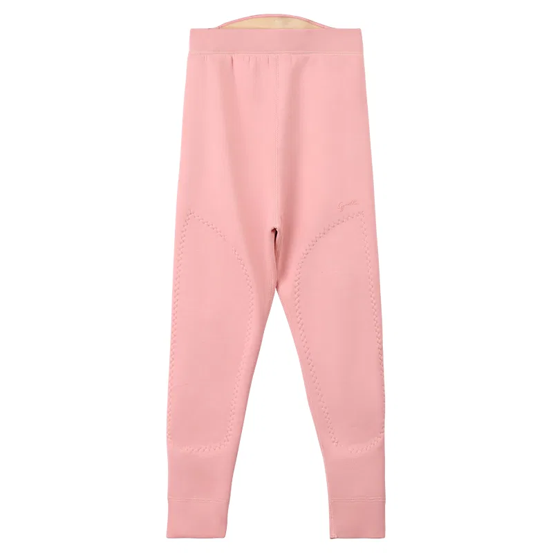 Детские пижамные штаны для девочек мягкие Red bean, Plumping Pink