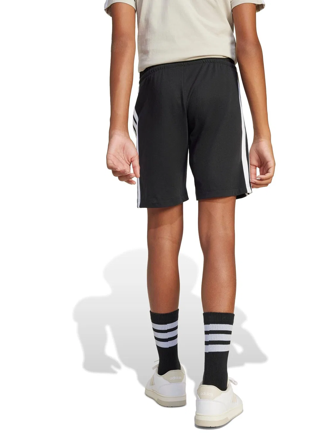 Шорты Essentials adidas, Black/White — фото 2