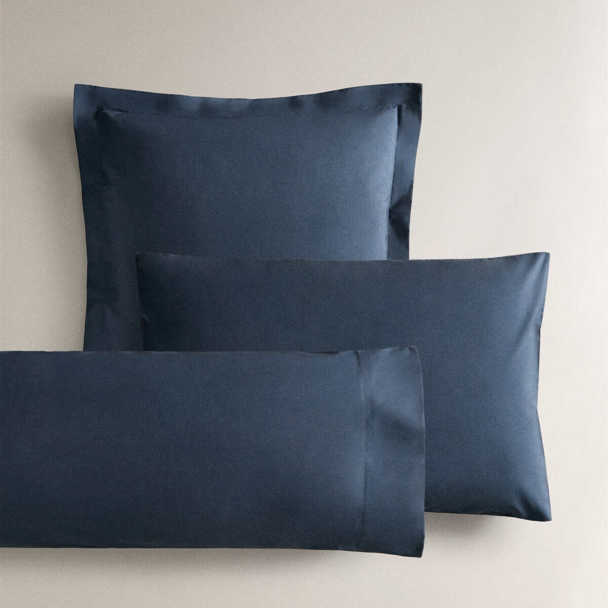 

Наволочка Zara Home Cotton Percale, 200 г/м², синий