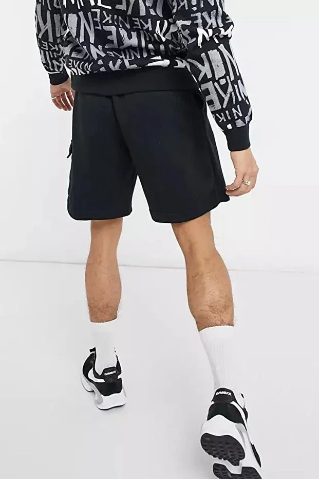 Мужские шорты карго с принтом Nike, Black — фото 3