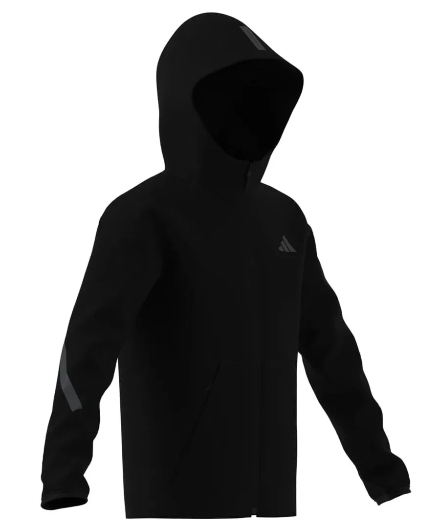 Худи на молнии с длинным рукавом adidas, Black — фото 3