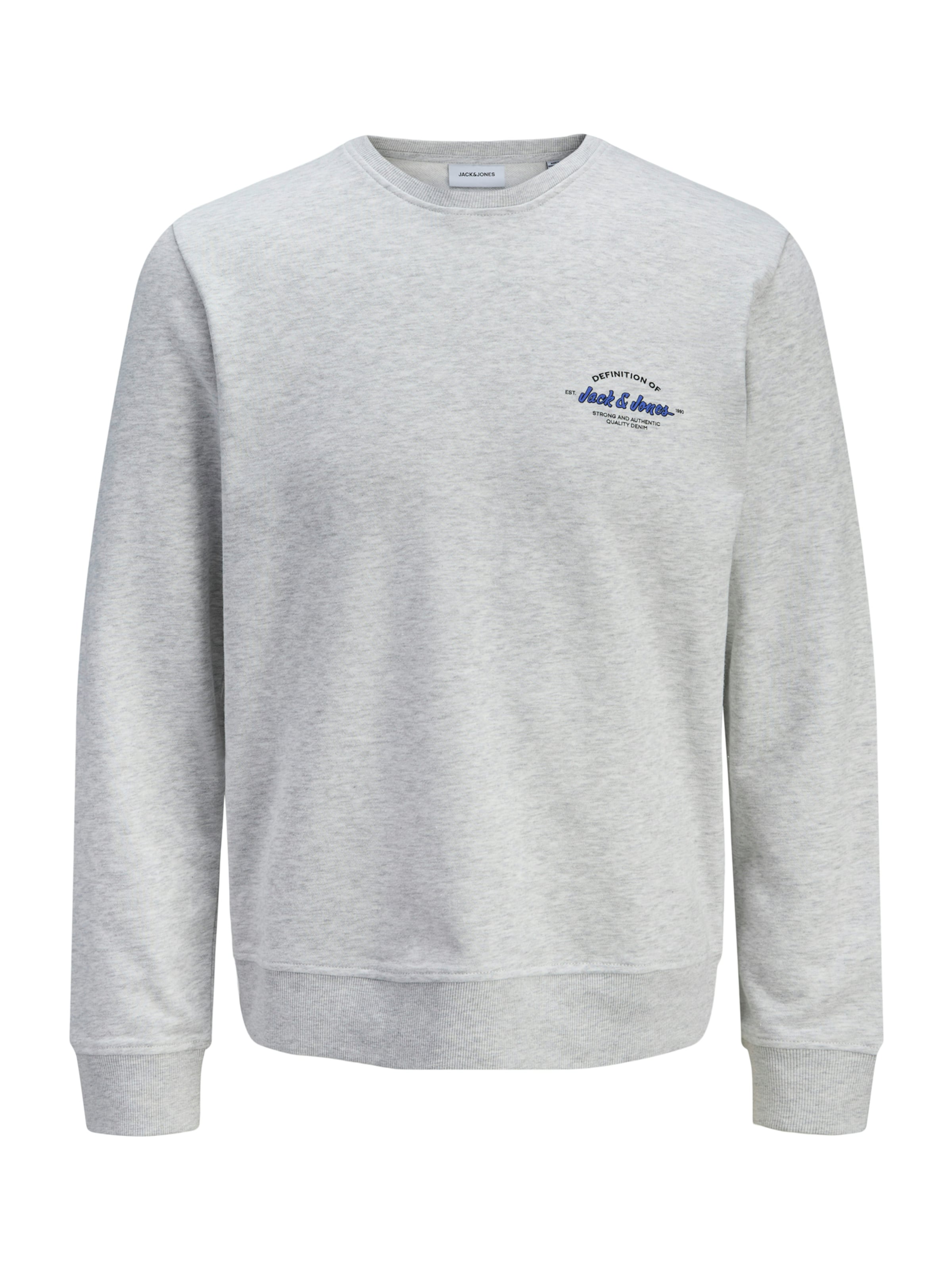 

JACK & JONES Свитшот 'JJBRANDON' в крапчатом сером