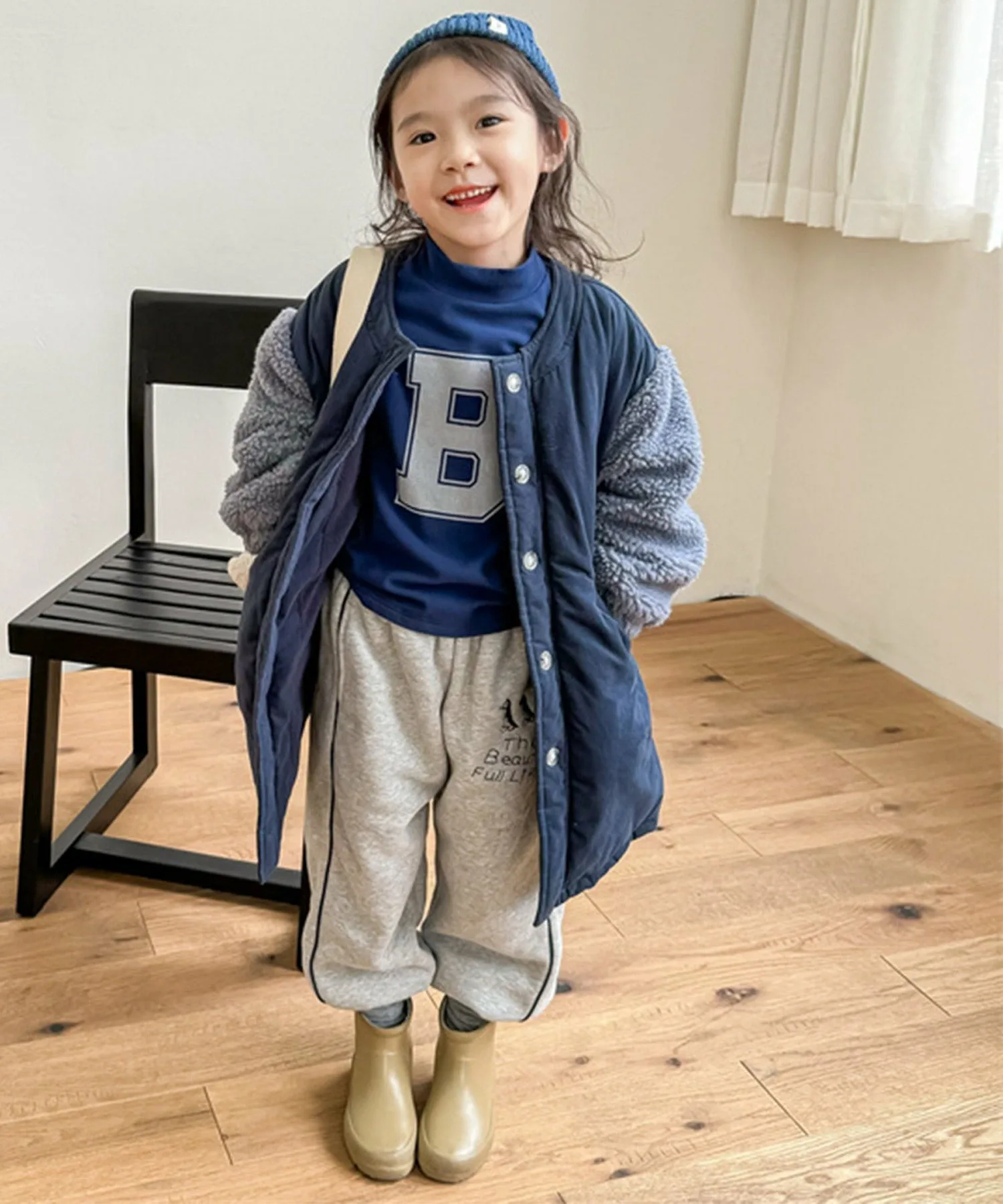 Утепленная куртка Boa с функцией переключения Aimoha Kids, blue — фото 3