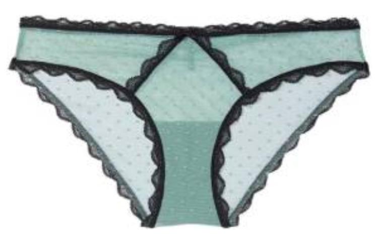 

Женские трусы-слипы Victoria's Secret, Light Green Polka Dot