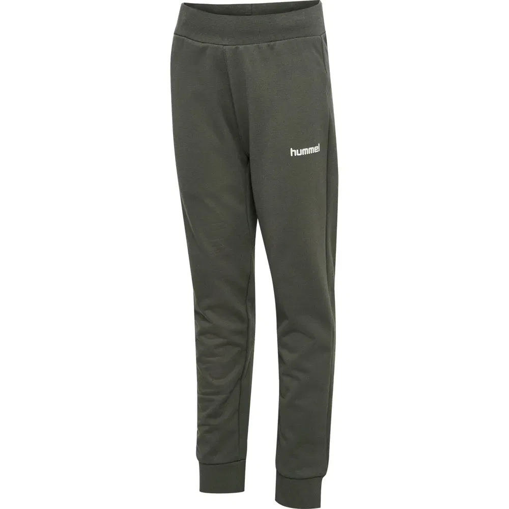 Детские спортивные штаны с регулируемым поясом Regular Logo Adjust Waist Hummel, Green