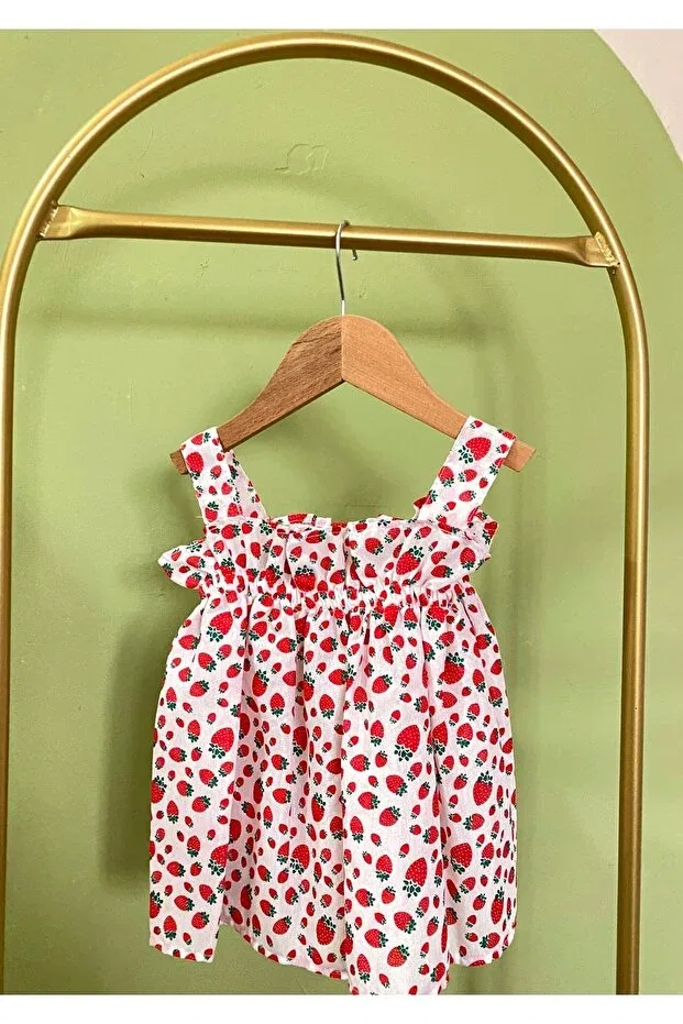 Детское платье для девочек с принтом Helen Kids, Red