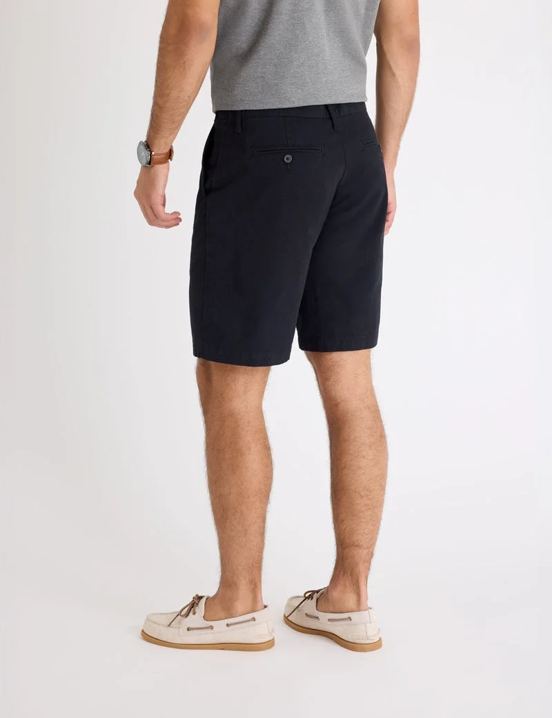 Мужские шорты U.S. Polo Assn. 9" Mason Stretch Twill, черный — фото 2