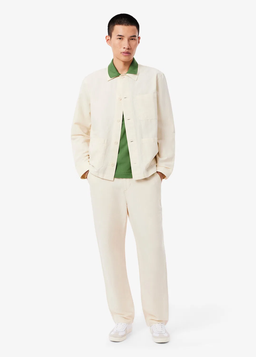 Поло Lacoste L.12.12 Classic Fit, Yeşil — фото 4