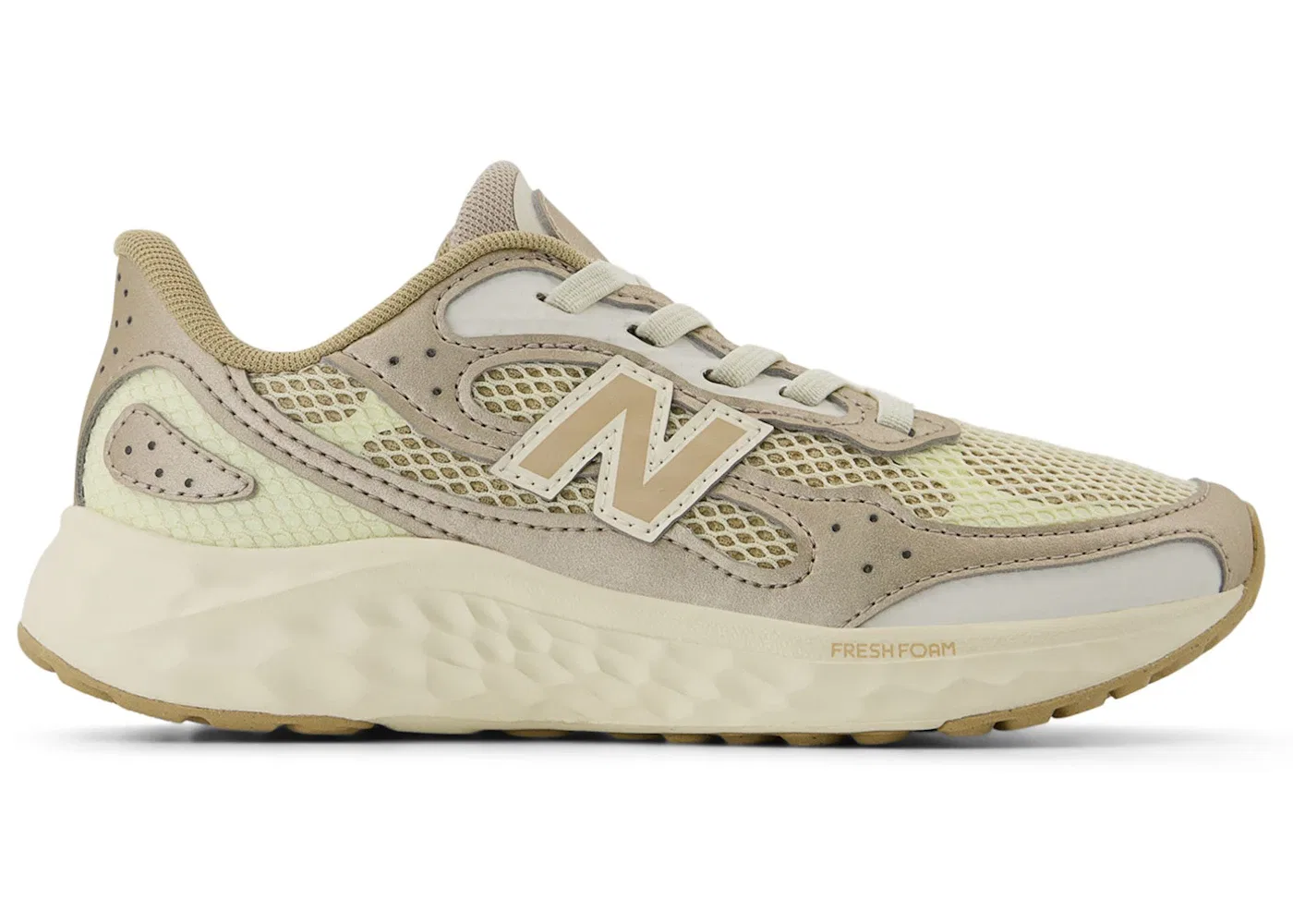 Детские кроссовки шнуровка-эластичный шнурок New Balance Arishi Bungee Lace, Angora/Incense/Sea Salt